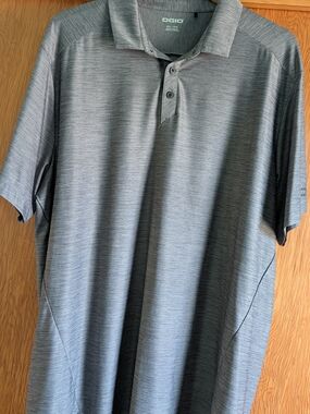 OGIO Men's Heather Gray Performance Polo Shirt